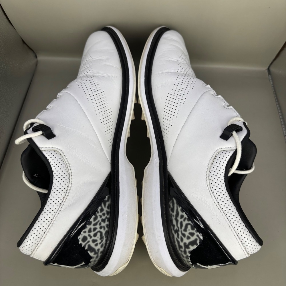 Jordan ADG 4 Mens Golf Shoes White Black Elephant Print DM0103-110 Size 10 - Picture 5 of 7